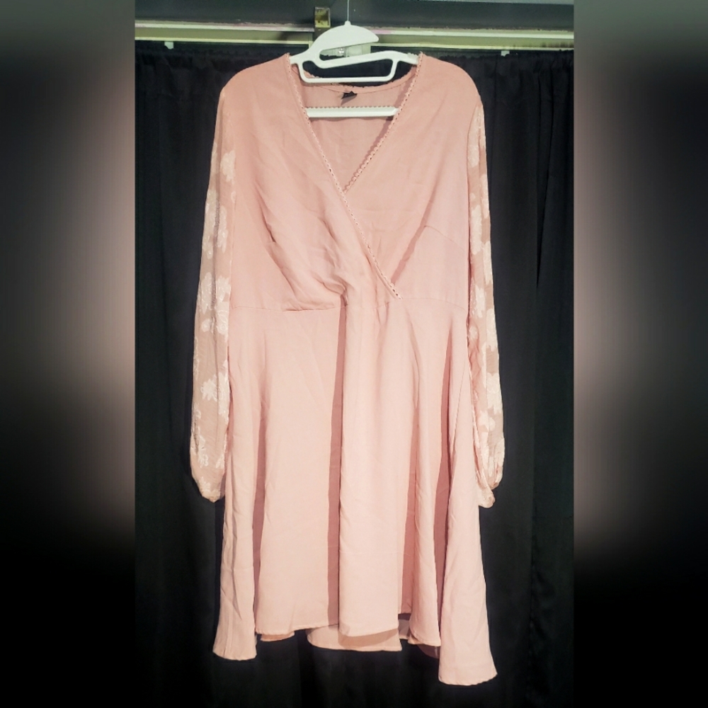 A pink dress